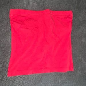 Red crop top